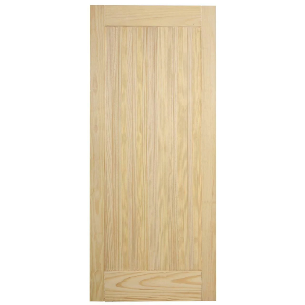 36" One Panel Clear Pine Interior Barn Door